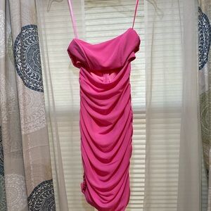 Hello Molly Vibrant Pink Dress